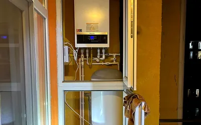 Настенный газовый котёл с обвязкой